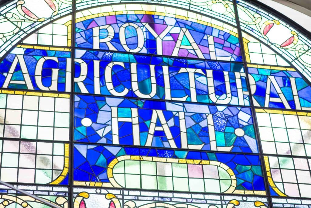 Royal Agricultural Hall Stained Glass Window